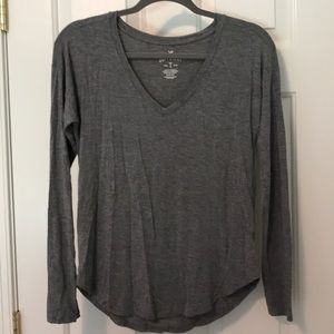 American Eagle super soft long sleeve in dark gray